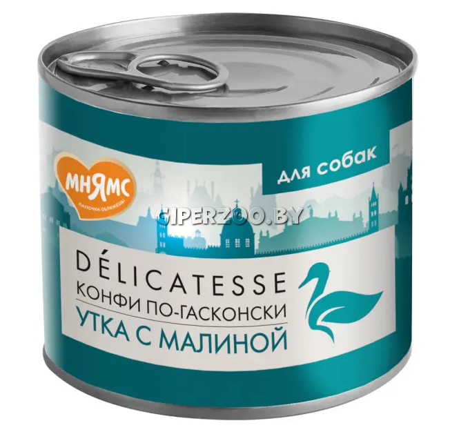 Мнямс Delicatesse паштет (утка, малина), 200 гр Мнямс Delicatesse паштет (утка, малина), 200 гр