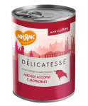 Мнямс Delicatesse паштет (мясное ассорти, морковь), 400 гр