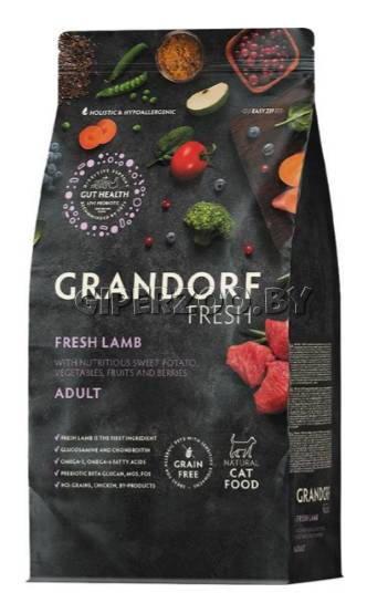 Grandorf Fresh Adult (ягнёнок, батат), 2 кг Grandorf Fresh Adult (ягнёнок, батат), 2 кг
