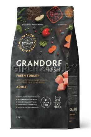 Grandorf Fresh Adult (индейка, батат), 2 кг Grandorf Fresh Adult (индейка, батат), 2 кг