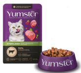 Yumster Sterilized Adult Cat (говядина, брусника), 85 гр*12 шт