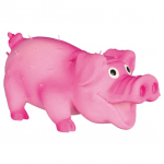 Игрушка TRIXIE Свинка со щетиной с пищалкой, 10 см