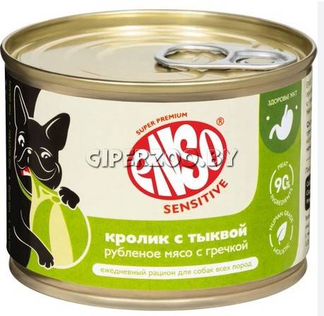 Enso Sensitive Adult Dog  (кролик, гречка, тыква), 190 гр Enso Sensitive Adult Dog  (кролик, гречка, тыква), 190 гр