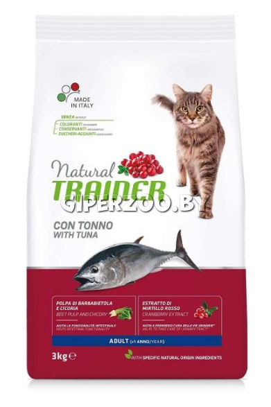 Корм Trainer Natural Adult (тунец), 3 кг Корм Trainer Natural Adult (тунец), 3 кг