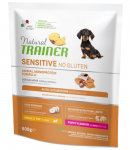 Trainer Natural Sensitive No Gluten Mini Puppy&Junior (лосось), 800 гр