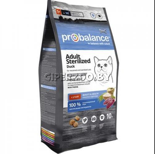 ProBalance Cat Sterilized (утка), 10 кг ProBalance Cat Sterilized (утка), 10 кг