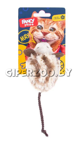 Fancy pets Игрушка с пищалкой Мышь, 7 см Fancy pets Игрушка с пищалкой Мышь, 7 см
