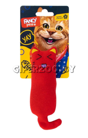 Fancy pets Игрушка Котик с кошачьей мятой, 14 см Fancy pets Игрушка Котик с кошачьей мятой, 14 см