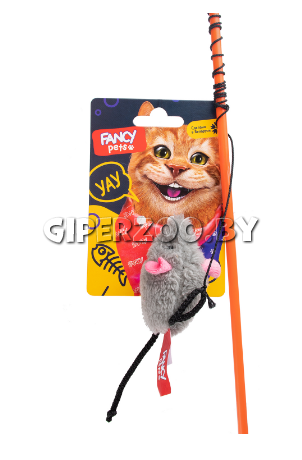 Fancy pets Игрушка Дразнилка Мышка, 7 см Fancy pets Игрушка Дразнилка Мышка, 7 см