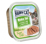 Happy Cat Minkas Duo Паштет (птица и ягненок), 100 гр