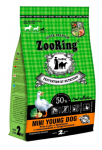 ZooRing Mini Young Dog (утка и рис с брокколи), 2 кг
