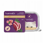 Yumster паштет для кошек (уткой и перепелом), 100 гр