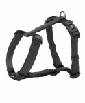 Шлея TRIXIE для собак Premium H-harness, (L), 60-87см/25мм, нейлон, графит