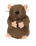 Игрушка TRIXIE для кошек, Пищащий крот, плюш, 5 см