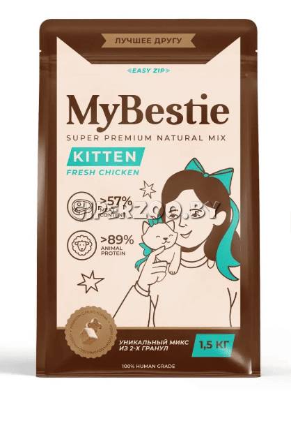 MyBestie Kitten (курица), 1,5 кг MyBestie Kitten (курица), 1,5 кг