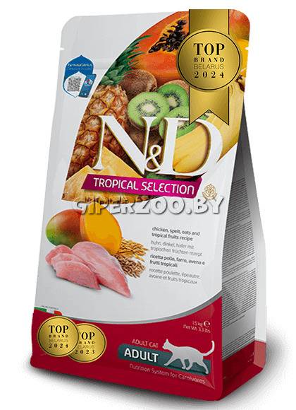 Farmina N&D Tropical Selection Adult Cat (курица), 1,5 кг Farmina N&D Tropical Selection Adult Cat (курица), 1,5 кг