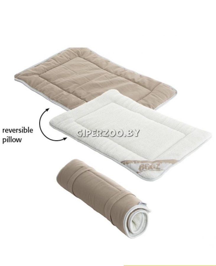 Плюшевая лежанка для собак Lounge Pod Mat Stone/Cream M Плюшевая лежанка для собак Lounge Pod Mat Stone/Cream M