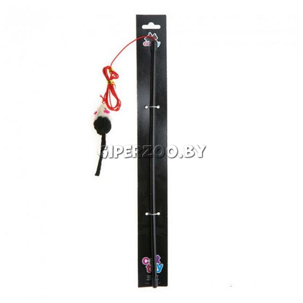 Игрушка для кошек COMFY WILMA мышь на удочке Игрушка для кошек COMFY WILMA мышь на удочке