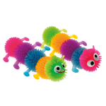 Игрушка для кошек COMFY GELLY гусеница разноцветная резина