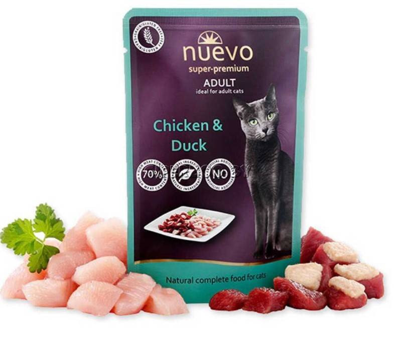 Nuevo Adult с курицей и уткой, 85 г Nuevo Adult с курицей и уткой, 85 г