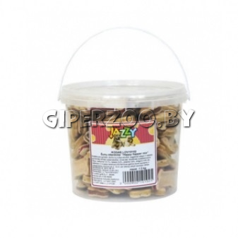 Лакомства печенье для собак Happy Happer MIX в ведерке 400 гр Лакомства печенье для собак Happy Happer MIX в ведерке 400 гр