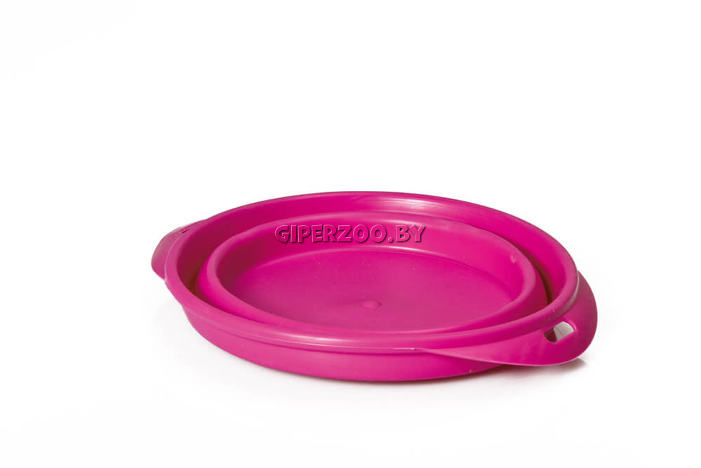 Раскладная круглая миска Georplast Squeeze, 15*12*4,5 см Раскладная круглая миска Georplast Squeeze, 15*12*4,5 см