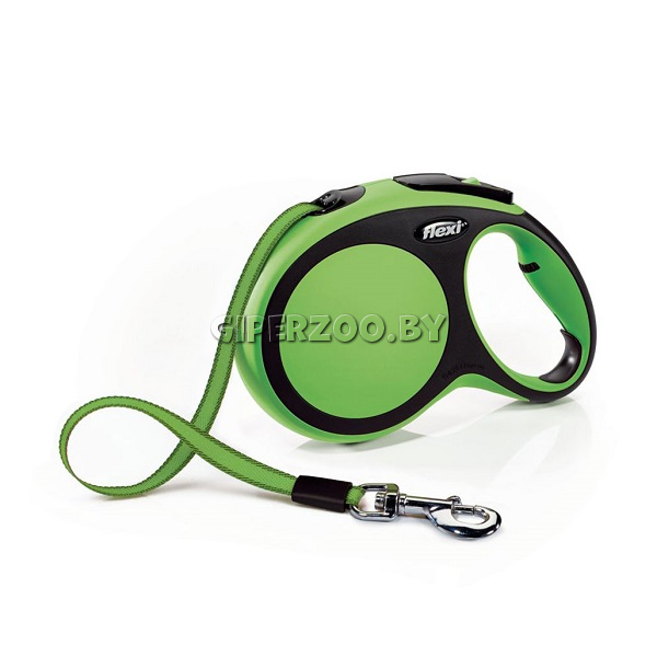 Рулетка Flexi New Comfort салатовая XS, лента 3 м Рулетка Flexi New Comfort салатовая XS, лента 3 м