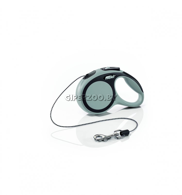 Рулетка Flexi New Comfort серая XS, трос 3 м Рулетка Flexi New Comfort серая XS, трос 3 м