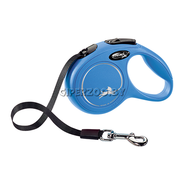 Рулетка Flexi New Classic синяя XS, лента 3 м Рулетка Flexi New Classic синяя XS, лента 3 м