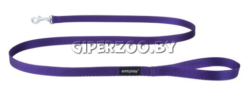 Поводок Amiplay Basic фиолетовый L, 1,5 м Поводок Amiplay Basic фиолетовый L, 1,5 м