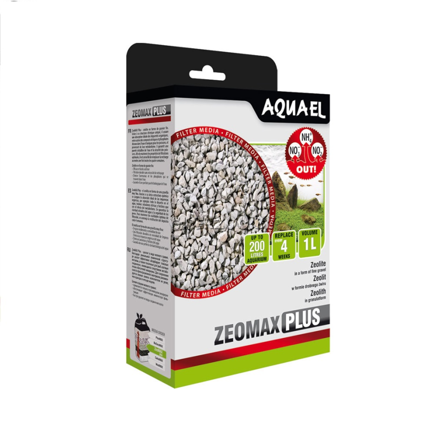 AQUAEL Наполнитель для фильтра ZeoMAX Plus 1L (N) AQUAEL Наполнитель для фильтра ZeoMAX Plus 1L (N)