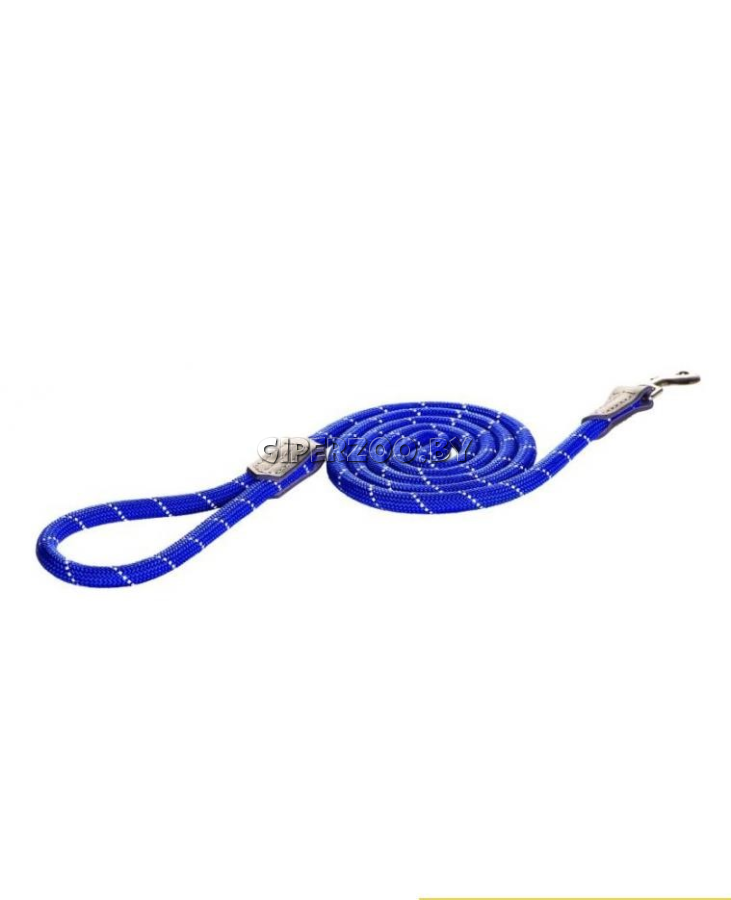 Поводок Rogz Rope голубой L, 1,8 м Поводок Rogz Rope голубой L, 1,8 м