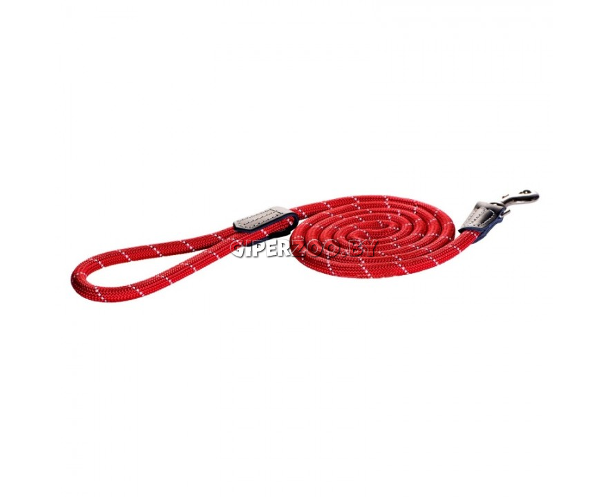 Поводок Rogz Rope красный S, 1,8 м Поводок Rogz Rope красный S, 1,8 м