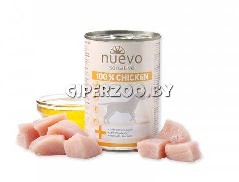 Nuevo Sensitive со 100% курицей, 400 гр Nuevo Sensitive со 100% курицей, 400 гр