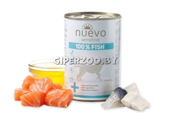 Nuevo Sensitive со 100% рыбой, 400 гр Nuevo Sensitive со 100% рыбой, 400 гр