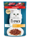 Gourmet Perle с говядиной в соусе, 75 гр
