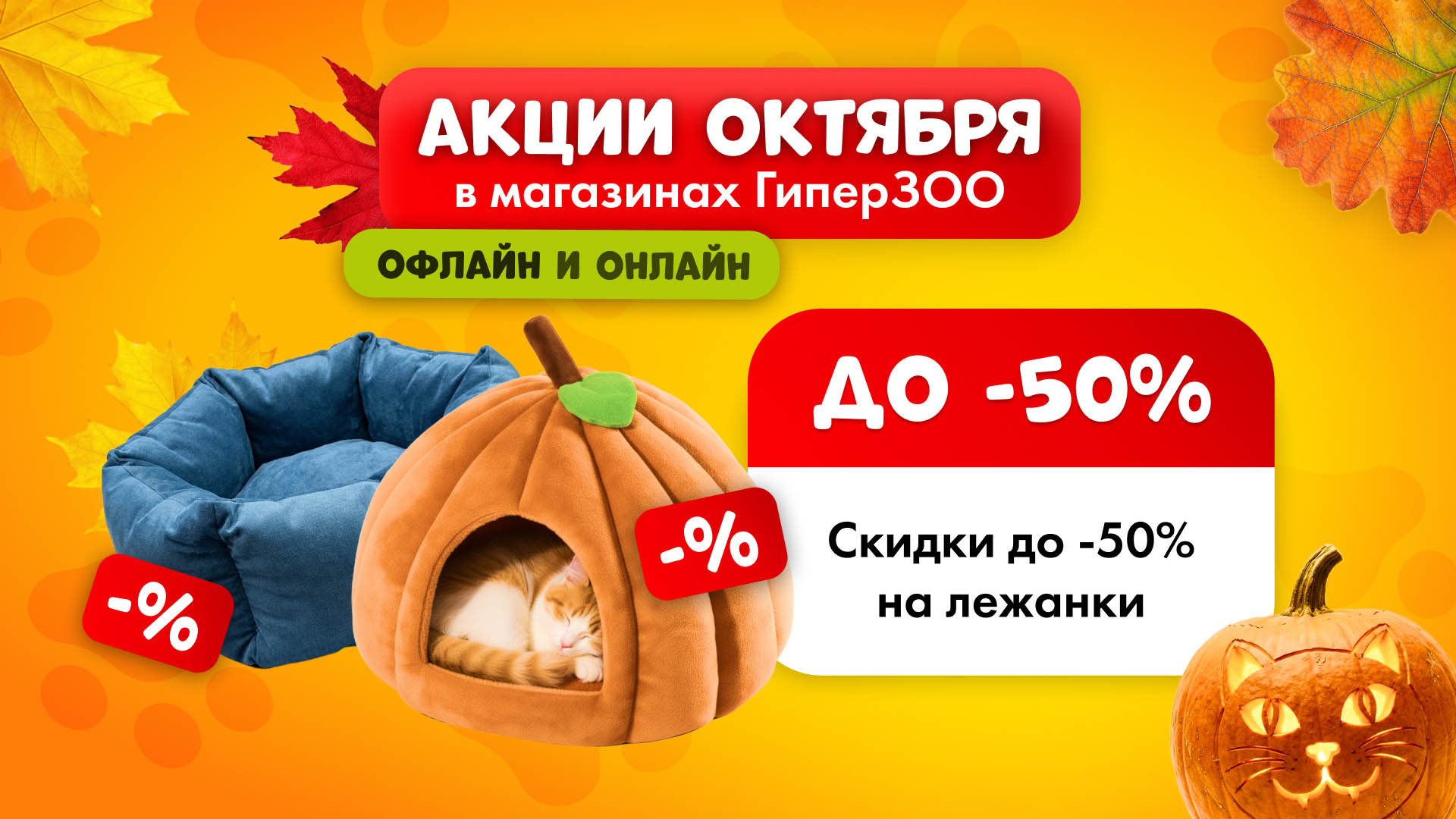 Скидки на лежанки в ГиперЗОО