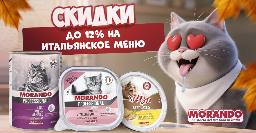 Купить итальянские консервы для котов со скидкой в ГиперЗОО